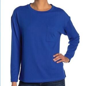 NWT Sanctuary Crew Neck Pocket Pullover Sweatshirt